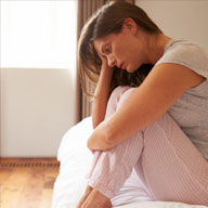 woman suffering with depression
