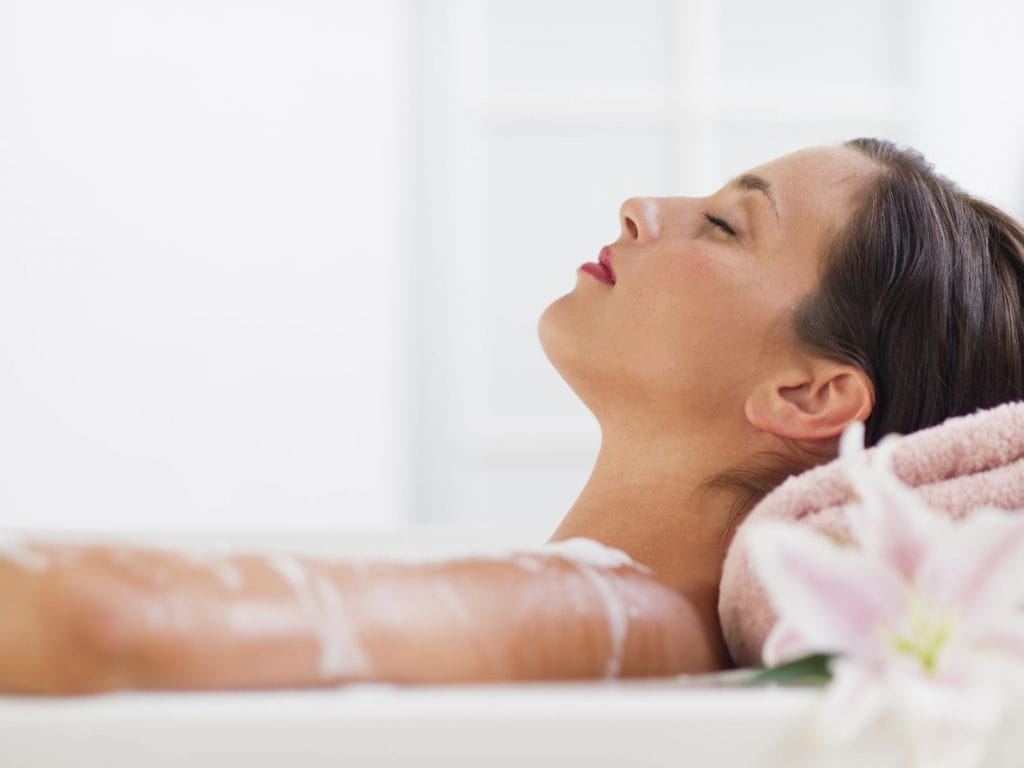 womaon receiving services such as constitutional hydrotherapy